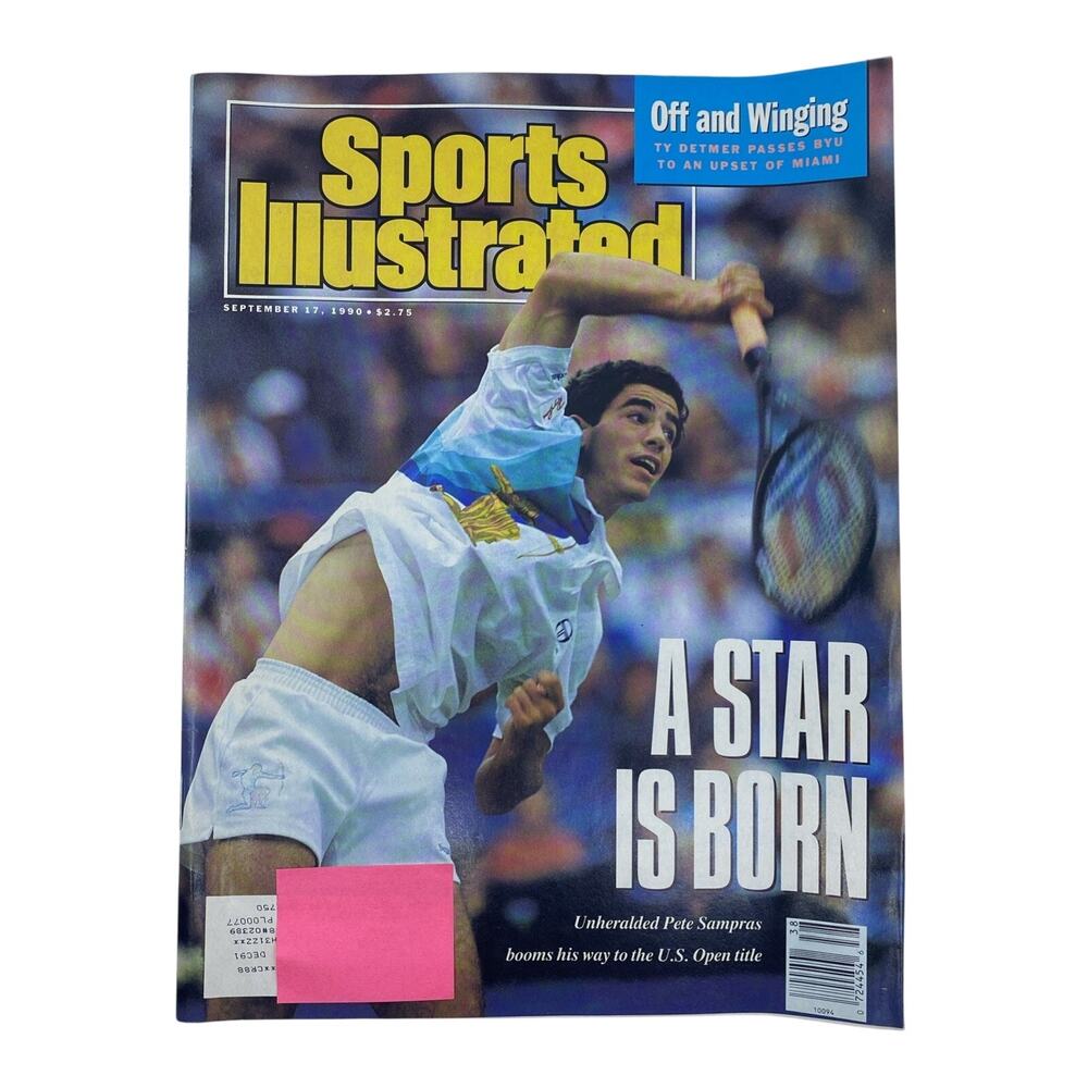 Sports Illustrated - September 17, 1990 - Pete Sampras - Tennis U.S. Open